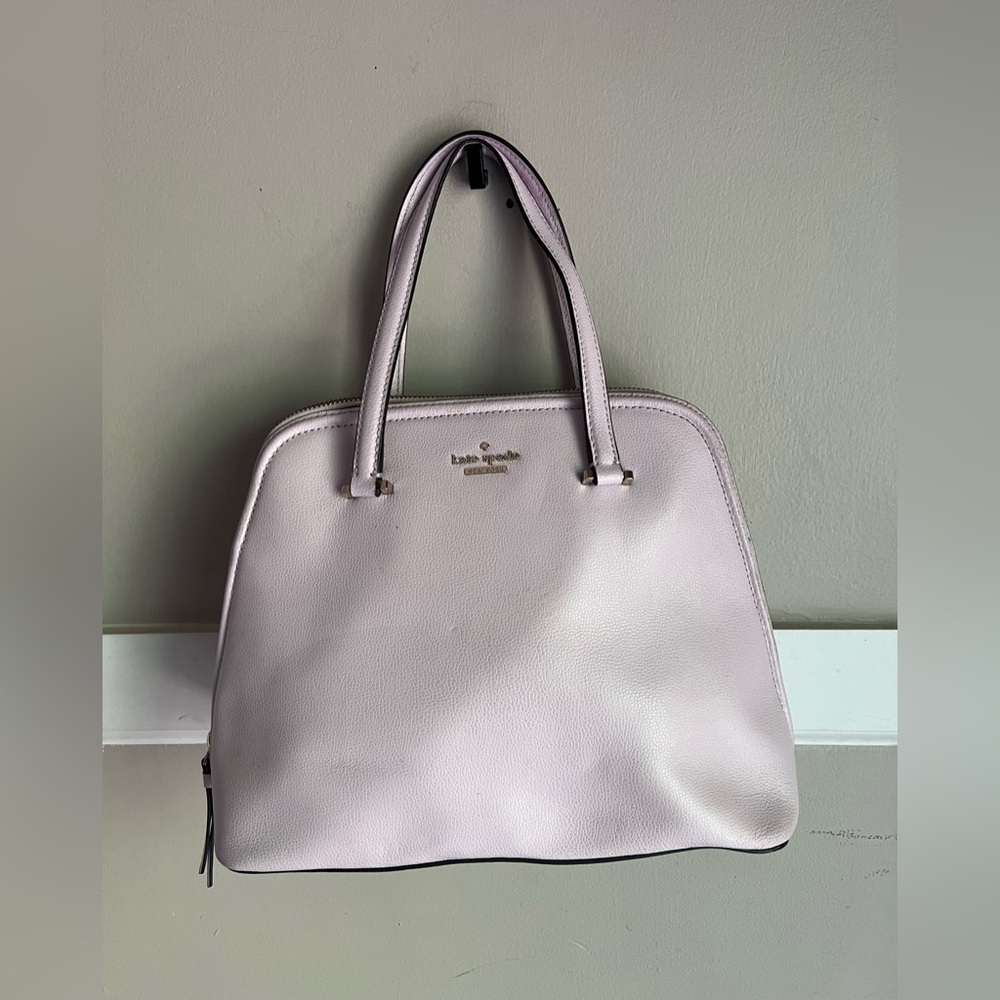 kate spade Light Pink Leather Satchel with Gold Logo - Picture 3 of 7